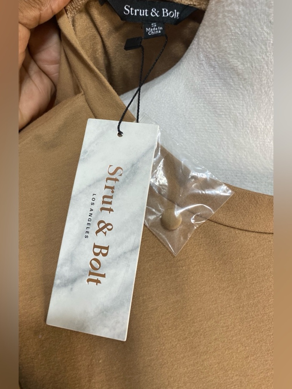 NWT Ruffled Long Sleeve Blouse - Picture 5 of 5